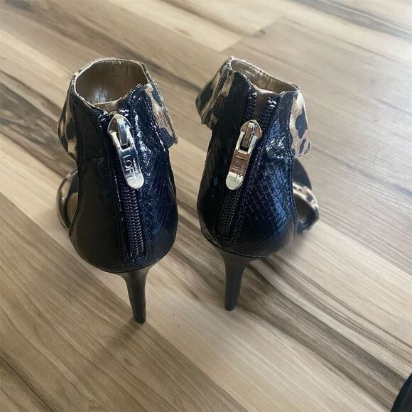 Ann Taylor Loft Women's Leopard Print Strappy Sandals Size 7.5 Multicolor - Picture 3 of 6